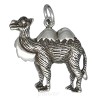 Sterling Silver Antiqued Camel Animal Charm Pendant