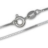 Sterling Silver 0.8mm Box Thin Chain 16" - 24"