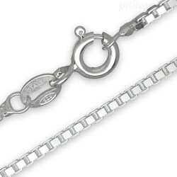 Sterling Silver 1.45mm Box Chain 16"