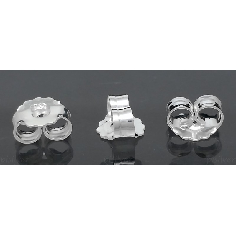 Sterling Silver Large Butterfly Earring Backs Clutches Ear Nuts Findings