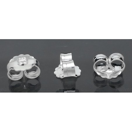 Sterling Silver Large Butterfly Earring Backs Clutches Ear Nuts Findings