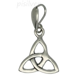 Sterling Silver Celtic Trinity Knot Triquetra Charm Pendant